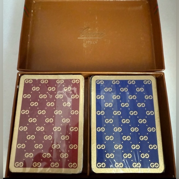 Gucci vintage 1970s playing card set of 7s - Picture 3 of 6